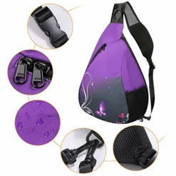 ICOLOR Canvas Sling Backpack, Multipurpose Crossbody Shoulder Bag Beach Tote Pack Bags For Men Women Hiking Cycling Walking Dog Travel Daypack -Cole Haan Shop 51JDN9SIW8L