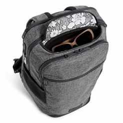 Vera Bradley Women's Recycled Lighten Up Reactive Journey Backpack, Gray Heather, One Size -Cole Haan Shop 51JjBptaMCL