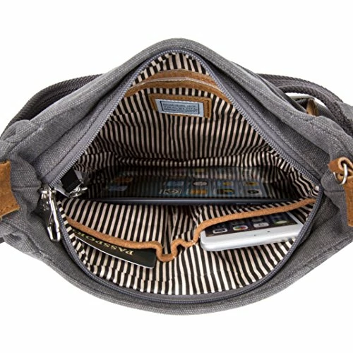 Travelon Anti-Theft Heritage Hobo Bag, Pewter, One Size 3 Travelon Anti-Theft Heritage Hobo Bag, Pewter, One Size - Image 3