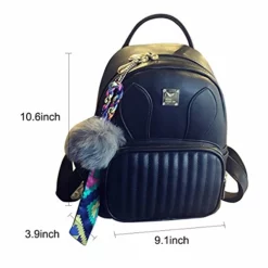 ABage Women's Leather Backpack Purse College Travel Casual Daypack Handbag, Black -Cole Haan Shop 51KBrIA0OdL