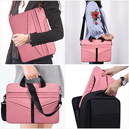 ImComor 15.6 Inch Laptop Sleeve Shoulder Bag Waterproof Briefcase Handbag Case Cover For Acer 7 ImComor 15.6 Inch Laptop Sleeve Shoulder Bag Waterproof Briefcase Handbag Case Cover For Acer - Image 7