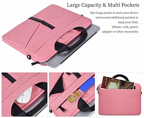 ImComor 15.6 Inch Laptop Sleeve Shoulder Bag Waterproof Briefcase Handbag Case Cover For Acer 2 ImComor 15.6 Inch Laptop Sleeve Shoulder Bag Waterproof Briefcase Handbag Case Cover For Acer - Image 2