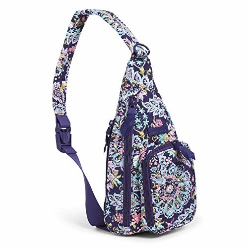 Vera Bradley Women's Signature Cotton Mini Sling Backpack, French Paisley, One Size 5 Vera Bradley Women's Signature Cotton Mini Sling Backpack, French Paisley, One Size - Image 5