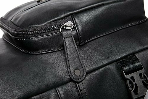 NEW STYLE Pu Leather Black Bag,Handbags,Shoulder Bags Laptop Backpack Schoolbags Travel Bags 7 NEW STYLE Pu Leather Black Bag,Handbags,Shoulder Bags Laptop Backpack Schoolbags Travel Bags - Image 7