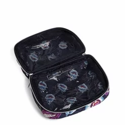 Vera Bradley Women's Performance Twill Lay Flat Cosmetic Makeup Organizer Bag, Mayfair In Bloom, One Size -Cole Haan Shop 51TqUN1tqOL