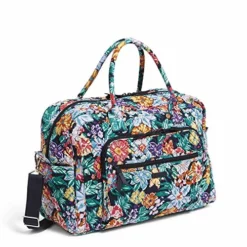 Vera Bradley Cotton Weekender Travel Bag, Happy Blooms -Cole Haan Shop 51UEF1aPIRL