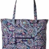 Vera Bradley Cotton Get Carried Away Tote Bag, French Paisley