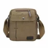 FakeFace Mens Retro Vintage Leisure Outdoor Canvas Messenger Crossbody Everyday Satchel Shoulder