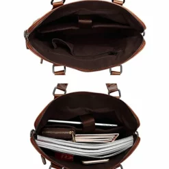 Business Laptop Briefcase Handbag Berchirly PU Leather Computer Messenger Shoulder Bag For Men -Cole Haan Shop 51XD6ad9wGL