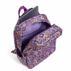 Vera Bradley Women's Lighten Up Grand Backpack, Dream Diamonds -Cole Haan Shop 51Xv 0o2TIL