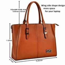 IAITU Laptop Tote Bag,15.6 Inch Crossbody Laptop Bag Casual Work Business Handbag With Smooth -Cole Haan Shop 51YgATCu79L