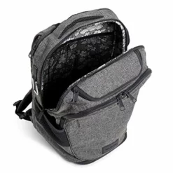 Vera Bradley Women's Recycled Lighten Up Reactive Journey Backpack, Gray Heather, One Size -Cole Haan Shop 51ZHKagPScL