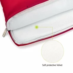 YOUPECK Water Repellent 11-11.6 Inch Laptop Shoulder Bag Compatible MacBook Air 11 12, Surface Pro, Sumsung Tab Polyester Protective Messenger Briefcase Men Women Carrying Handbag Sleeve Case, Red -Cole Haan Shop 51aHcbLBi 2BL