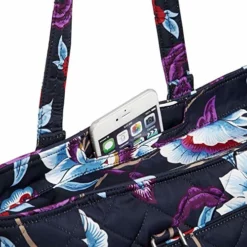 Vera Bradley Performance Twill Work Tote Bag, Mayfair In Bloom 9 Vera Bradley Performance Twill Work Tote Bag, Mayfair In Bloom -Cole Haan Shop 51b63YXAu7L