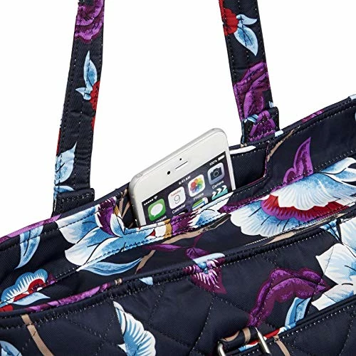 Vera Bradley Performance Twill Work Tote Bag, Mayfair In Bloom 5 Vera Bradley Performance Twill Work Tote Bag, Mayfair In Bloom - Image 5
