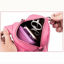 Pinky Family Cute Cat Ear Kids Handbags Candy Color Crossbody Bags Pu Leather Shoulder Bags (Pink) -Cole Haan Shop 51bxQbiCCaL