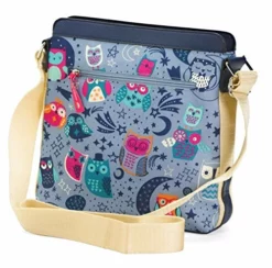 Lily Bloom Bella Night Owl Crossbody Handbag One Size Blue Multi ~ 10 X 9 IN 5 Lily Bloom Bella Night Owl Crossbody Handbag One Size Blue Multi ~ 10 X 9 IN -Cole Haan Shop 51c5GELXoRL