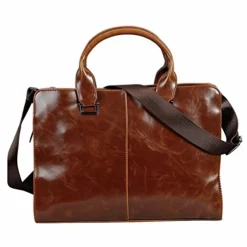 Berchirly Mens PU Leather Computer Business Laptop Briefcase Handbag For Men Coffee -Cole Haan Shop 51cKoISggtL