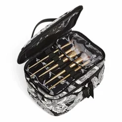 Vera Bradley Cotton Brush Up Cosmetic Makeup Organizer Case, Bedford Blooms -Cole Haan Shop 51cTAXdC5lL