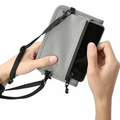 Passport Wallet Holder For Men&Women,RFID Blocking Travel Waterproof Zipper Credit Card Money Storage Bag Multifunctional Family Cellphone Boarding Passes Organizer With Crossbody Belt (Gray) -Cole Haan Shop 51cXsNJsiNL