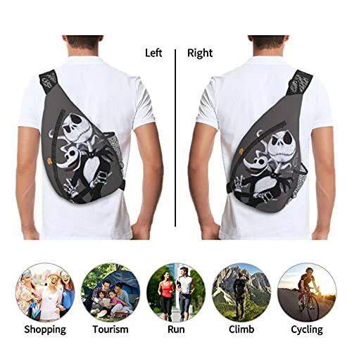 Sling Bag Ja&ck The Pu&mp&kin K&ing Multipurpose Travel Hiking Chest Bag Daypack Anti Theft Backpack Men Women Crossbody Shoulder Bag 5 Sling Bag Ja&ck The Pu&mp&kin K&ing Multipurpose Travel Hiking Chest Bag Daypack Anti Theft Backpack Men Women Crossbody Shoulder Bag - Image 5