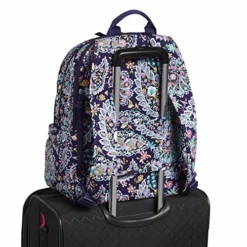 Vera Bradley Women's Signature Cotton Campus Backpack, French Paisley, One Size -Cole Haan Shop 51eII9YujAL