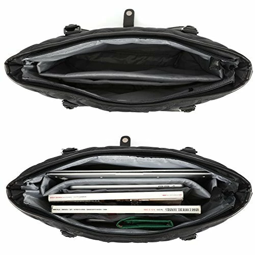 Gonex Women Laptop Tote Bag, Lightweight Nylon 15-15.6 Inches Tablet Handbag Shoulder Bag For 6 Gonex Women Laptop Tote Bag, Lightweight Nylon 15-15.6 Inches Tablet Handbag Shoulder Bag For - Image 6