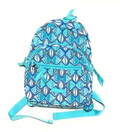 Vera Bradley Essential Compact Backpack Go Fish Blue