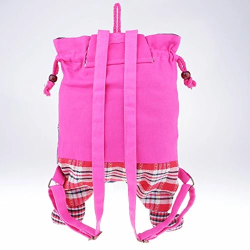 Baoblaze Big Owl Backpacks Bags Patchwork Cotton Big Eyes Purses Handmade Handbag - Pink, As 9 Baoblaze Big Owl Backpacks Bags Patchwork Cotton Big Eyes Purses Handmade Handbag - Pink, As - Image 9