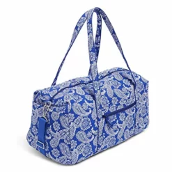 Vera Bradley Unisex Adult Collegiate Large Duffle (Multiple Teams Available) Travel Bag, University Of Florida Royal/White Bandana, One Size US -Cole Haan Shop 51fJjEfmojL