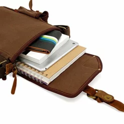 GEARONIC TM Men Women Military Canvas Messenger Shoulder Sling School Belt Crossbody Travel -Cole Haan Shop 51gCp76gEQL