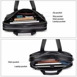 BOSTANTEN Leather Briefcase Messenger Business Bags 17" Laptop Handbag For Men -Cole Haan Shop 51giMKpwsJL