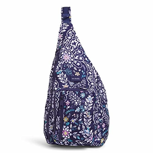 Vera Bradley Recycled Lighten Up Reactive Sling Backpack, Belle Paisley 1 Vera Bradley Recycled Lighten Up Reactive Sling Backpack, Belle Paisley