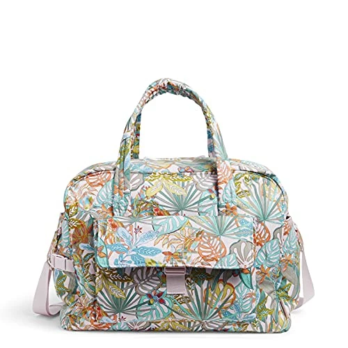 Vera Bradley Women's Utility Travel Bag, Rain Forest Canopy-Recycled Cotton, One Size 1 Vera Bradley Women's Utility Travel Bag, Rain Forest Canopy-Recycled Cotton, One Size