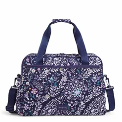 Vera Bradley Recycled Lighten Up Reactive Weekender Travel Bag, Belle Paisley