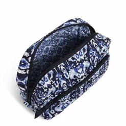Vera Bradley Women's Cotton Large Cosmetic Makeup Organizer Bag, Ikat Island, One Size -Cole Haan Shop 51j4ldjr1xL