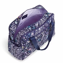 Vera Bradley Recycled Lighten Up Reactive Weekender Travel Bag, Belle Paisley -Cole Haan Shop 51lBELCFdQL