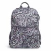 Vera Bradley Recycled Lighten Up Reactive Grand Backpack, Bonbon Medallion