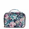 Vera Bradley Women's Signature Cotton Large Blush & Brush Makeup Organizer Case, Garden Grove