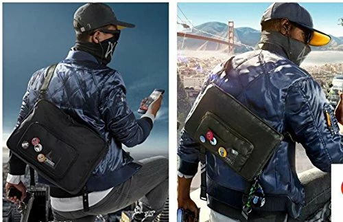 Elegant Mens Cross Body Bags Watch Dogs 2 Marcus Holloway Messenger Backpack Shoulder Bags 4 Elegant Mens Cross Body Bags Watch Dogs 2 Marcus Holloway Messenger Backpack Shoulder Bags - Image 4