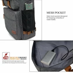 CoolBELL Convertible Briefcase Backpack Messenger Bag Shoulder Bag Laptop Case Business Briefcase Travel Rucksack Multi-Functional Handbag Fits 17.3 Inch Laptop For Men/Women (Grey) 13 CoolBELL Convertible Briefcase Backpack Messenger Bag Shoulder Bag Laptop Case Business Briefcase Travel Rucksack Multi-Functional Handbag Fits 17.3 Inch Laptop For Men/Women (Grey) -Cole Haan Shop 51ndp8bc4EL