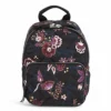 Vera Bradley Women's Performance Twill Mini Backpack, Garden Dream, One Size