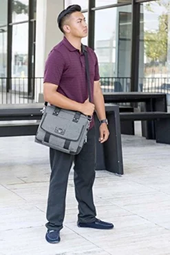 Vangoddy Laptop Shoulder Bag Crossbody Bag Briefcase Messenger Sleeve Pouch 11"-12.5" For HP EliteBook/Chromebook 11 / Stream 11 / ProBook X360 / Pro Slate/LG Gram/Microsoft Surface (11"-12.5") -Cole Haan Shop 51oe6Vf5kAL