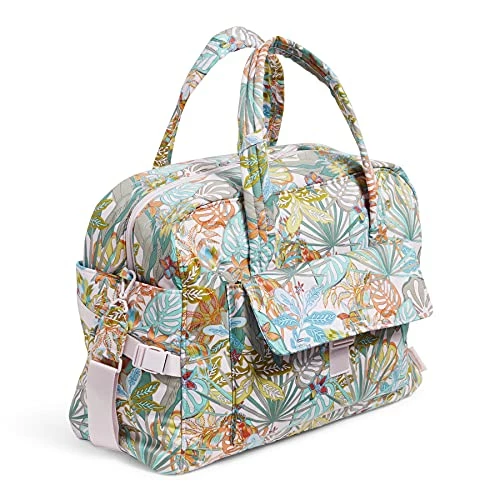 Vera Bradley Women's Utility Travel Bag, Rain Forest Canopy-Recycled Cotton, One Size 5 Vera Bradley Women's Utility Travel Bag, Rain Forest Canopy-Recycled Cotton, One Size - Image 5