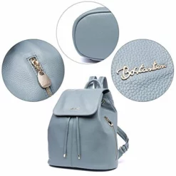 Bostanten Women'S Leather Backpack Purse Travel School Bag Casual Mini Daypack Newblue 10 Bostanten Women'S Leather Backpack Purse Travel School Bag Casual Mini Daypack Newblue -Cole Haan Shop 51qzM24swSL