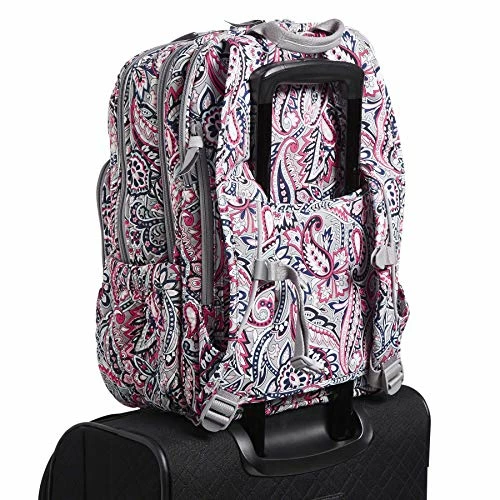 Vera Bradley Signature Cotton XL Campus Backpack, Gramercy Paisley 3 Vera Bradley Signature Cotton XL Campus Backpack, Gramercy Paisley - Image 3
