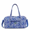 Vera Bradley Unisex Adult Collegiate Large Duffle (Multiple Teams Available) Travel Bag, University Of Florida Royal/White Bandana, One Size US
