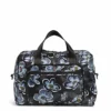 Vera Bradley Packable Weekender Travel Bag, Blooms Shower Black