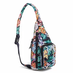 Vera Bradley Women's Cotton Mini Sling Backpack, Happy Blooms, One Size -Cole Haan Shop 51uOHpOttQL