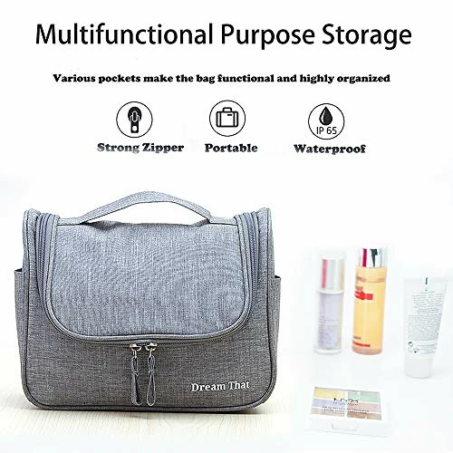 Cosmetic Bag Makeup Handbag Travel Accessories Hanging Toiletry Waterproof Organizer Bag For Women, Men, Business 2 Cosmetic Bag Makeup Handbag Travel Accessories Hanging Toiletry Waterproof Organizer Bag For Women, Men, Business - Image 2